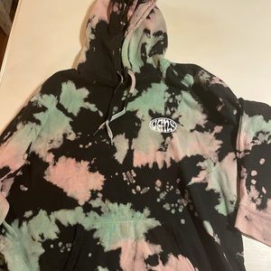 VANS tye dye “off the wall” hoody